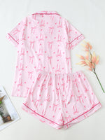 Bows Prints Pajamas Set