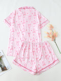 Bows Prints Pajamas Set