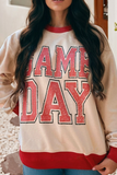 GAME DAY Varsity Striped Sweatshirt