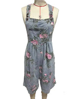 Denim Hailey Floral Brunch Print Romper