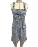 Denim Hailey Floral Brunch Print Romper