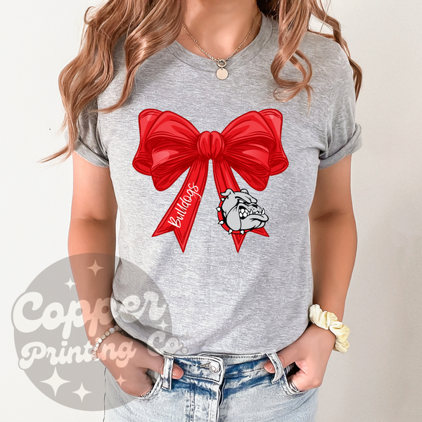 Bulldogs Bow | Tee & Crewneck