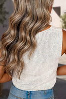 Lace-up Sweater Vest