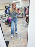 High Rise Wide Leg Jeans | Risen Denim