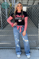 Pep Rally Mesh Top Red