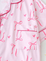 Bows Prints Pajamas Set