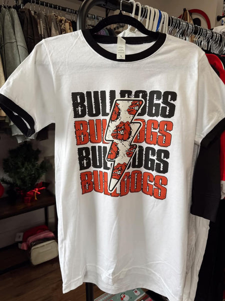 Bulldogs Ringer Tee