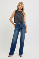 TC High Rise Straight Jeans | Risen Denim