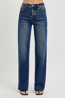 TC High Rise Straight Jeans | Risen Denim