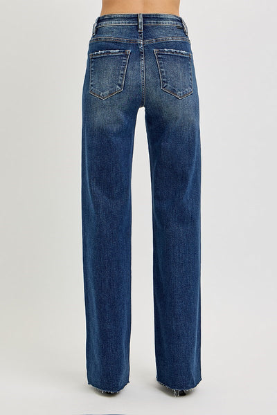 TC High Rise Straight Jeans | Risen Denim