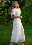 Maren Floral Straight Maxi Dress