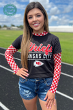 Pep Rally Mesh Top Red