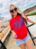 Bulldogs Puff Graphic Tee