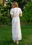 Maren Floral Straight Maxi Dress