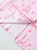 Bows Prints Pajamas Set