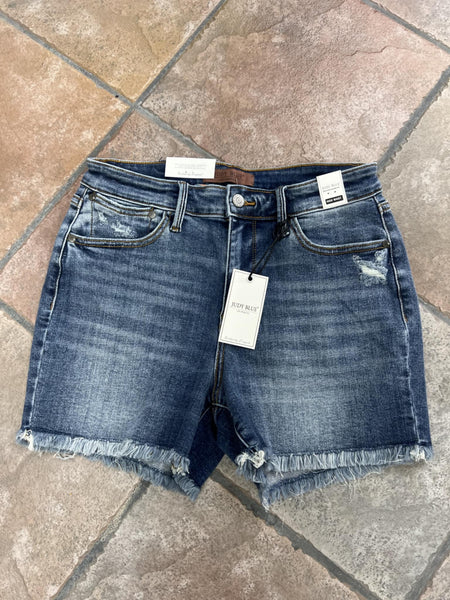 High Waist Vintage Wash Shorts | Judy Blue Denim