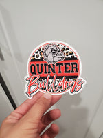 Quinter Bulldogs Window Cling