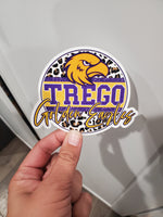 Trego Golden Eagles Window Cling